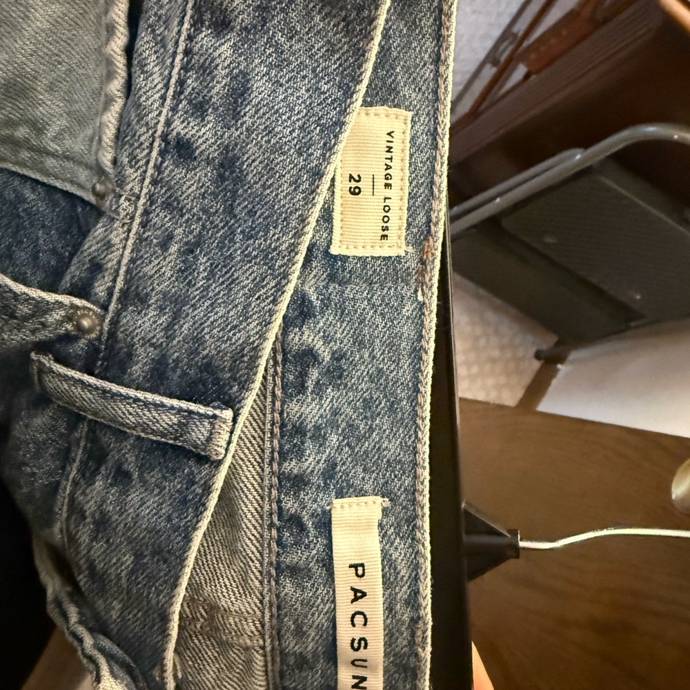 Pacsun Vintage Loose Patchwork Jeans High Waisted - Picture 10 of 13